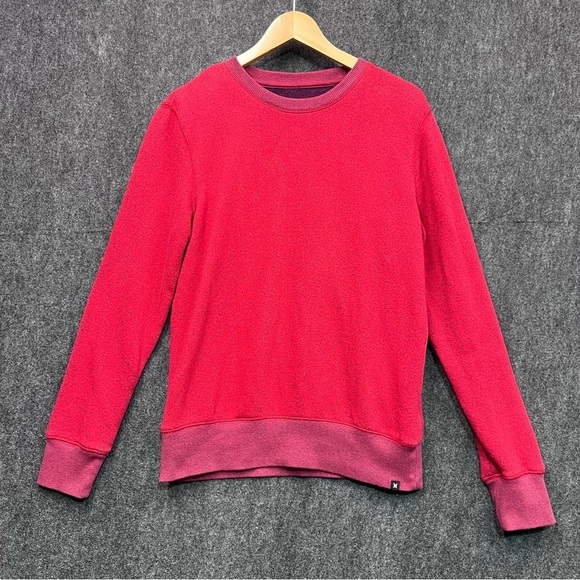 Hurley Men’s Red Pullover Sweatshirt Size S - Picture 1 of 11